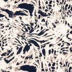 Satin Duchesse Imprimé Animalier Blanc Cassé - Ribes y Casals