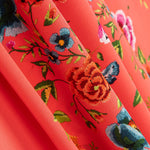 Manille Corail Manille Châle Châle Crêpe - Ribes y Casals