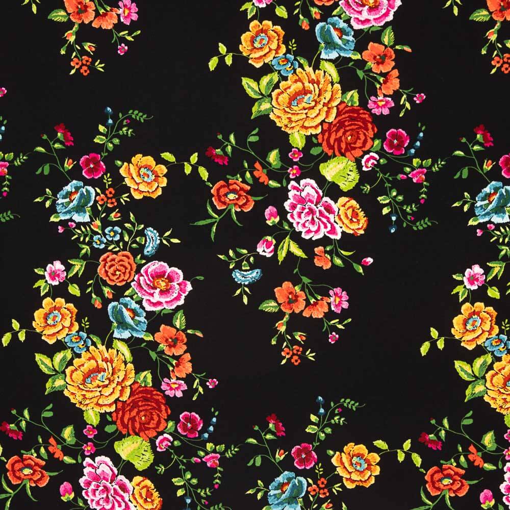 Châle Manille Crêpe Noir - Ribes y Casals