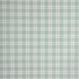 Drap 100 % coton à carreaux vert d'eau, 200 fils - Ribes y Casals