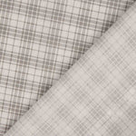 Drap 100 % coton à carreaux beiges, 200 fils - Ribes y Casals