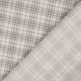 Drap 100 % coton à carreaux beiges, 200 fils - Ribes y Casals