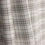 Drap 100 % coton à carreaux beiges, 200 fils - Ribes y Casals