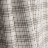Drap 100 % coton à carreaux beiges, 200 fils - Ribes y Casals
