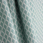 Drap 100 % coton à losanges vert d'eau, 200 fils - Ribes y Casals