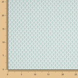 Drap 100 % coton à losanges vert d'eau, 200 fils - Ribes y Casals