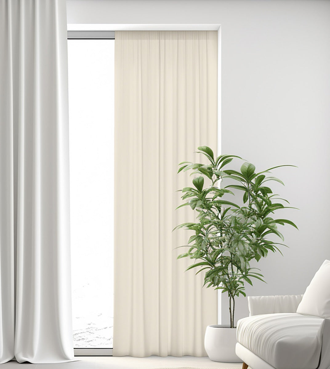 Retal Visillo Fino Veneto Lino 140x300 cm - Ribes y Casals