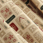 Popeline de tissu de coton Noël Étiquettes vintage - Ribes y Casals