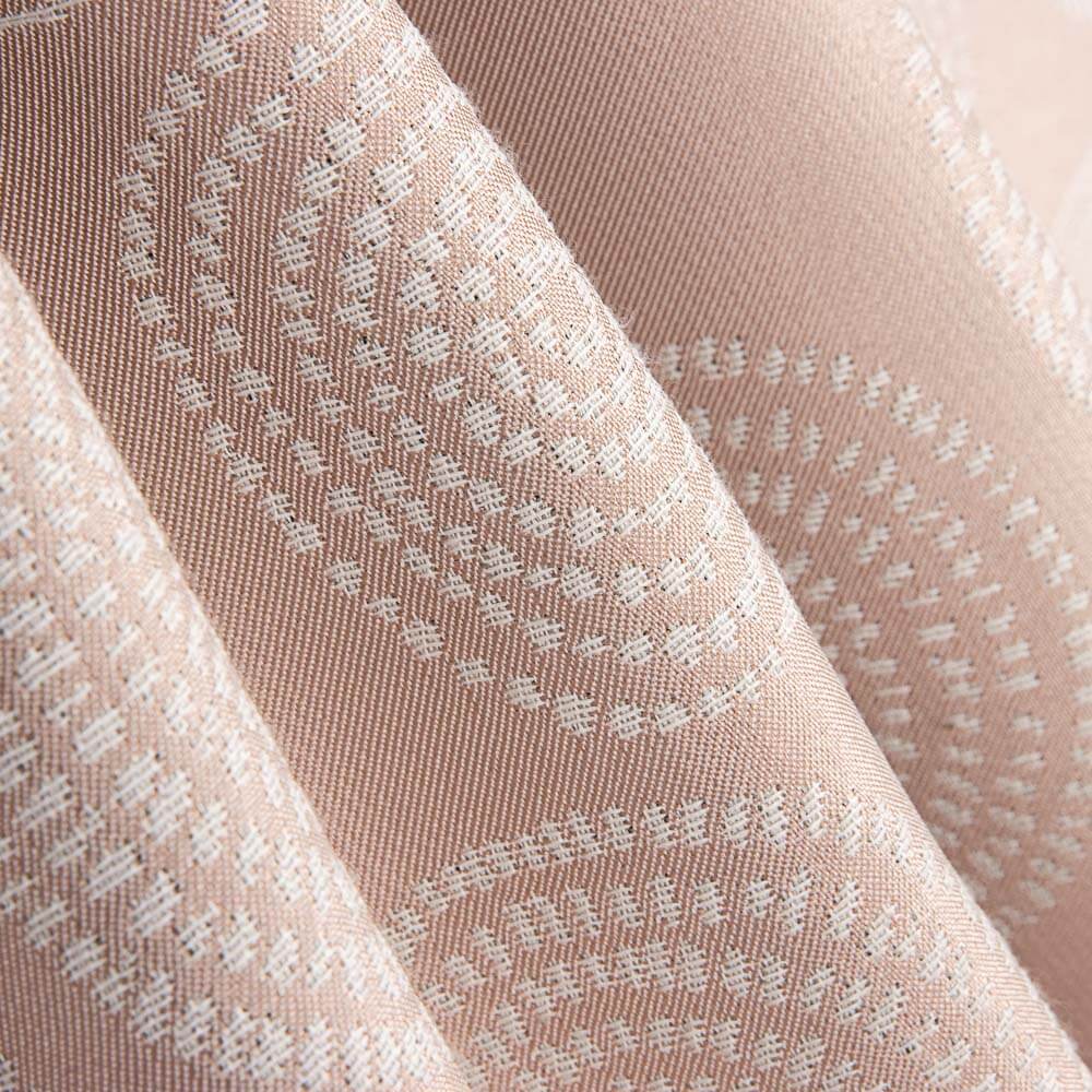 Retal Tapicería Jacquard Círculos Rosa 130x280 cm - Ribes y Casals