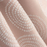 Retal Tapicería Jacquard Círculos Rosa 130x280 cm - Ribes y Casals