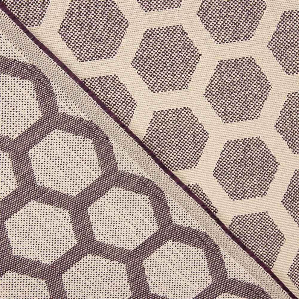 Rembourrage Jacquard Hexa Bordeaux - Ribes y Casals