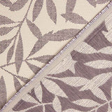 Retal Tapicería Jacquard Hojas Burdeos 100x280 cm - Ribes y Casals