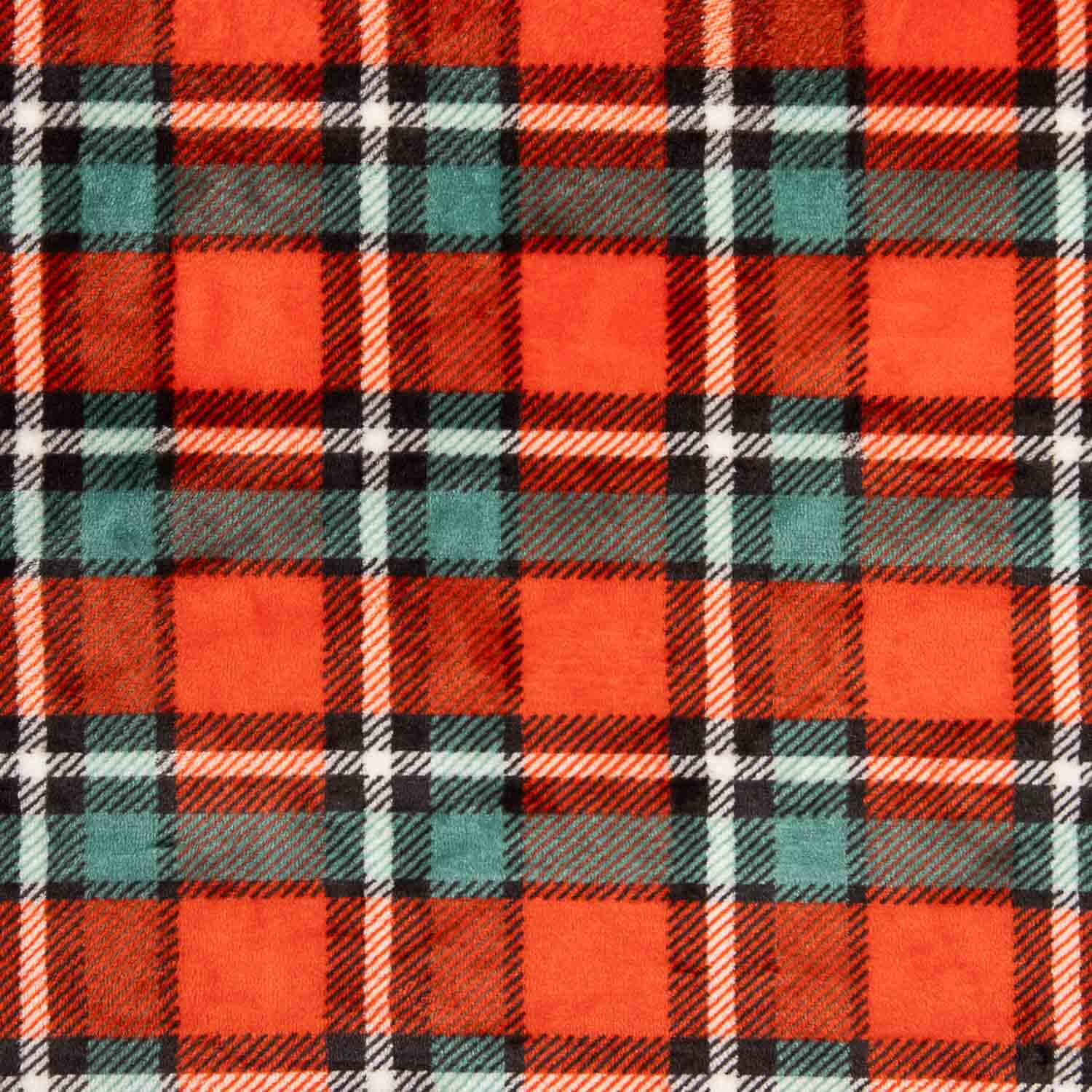 Minky doux à carreaux Christmas - Ribes y Casals