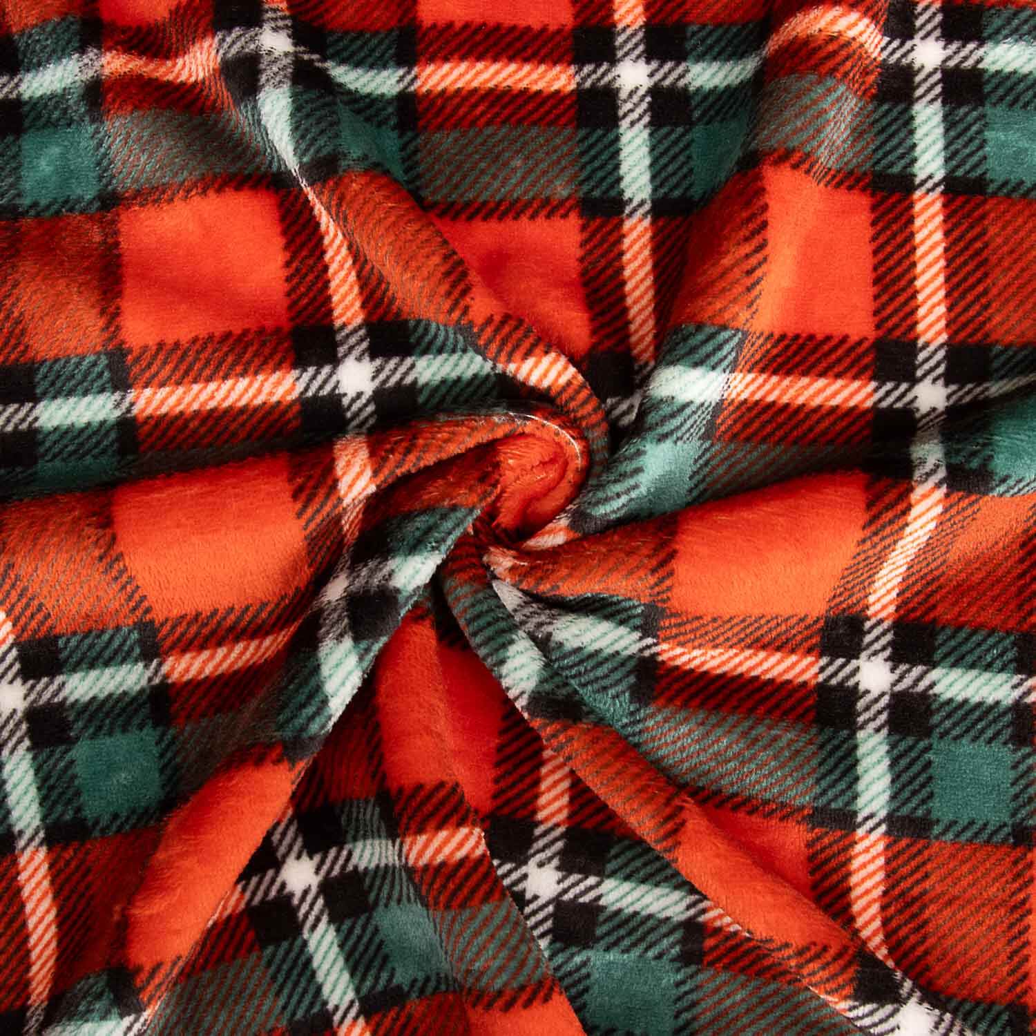 Minky doux à carreaux Christmas - Ribes y Casals