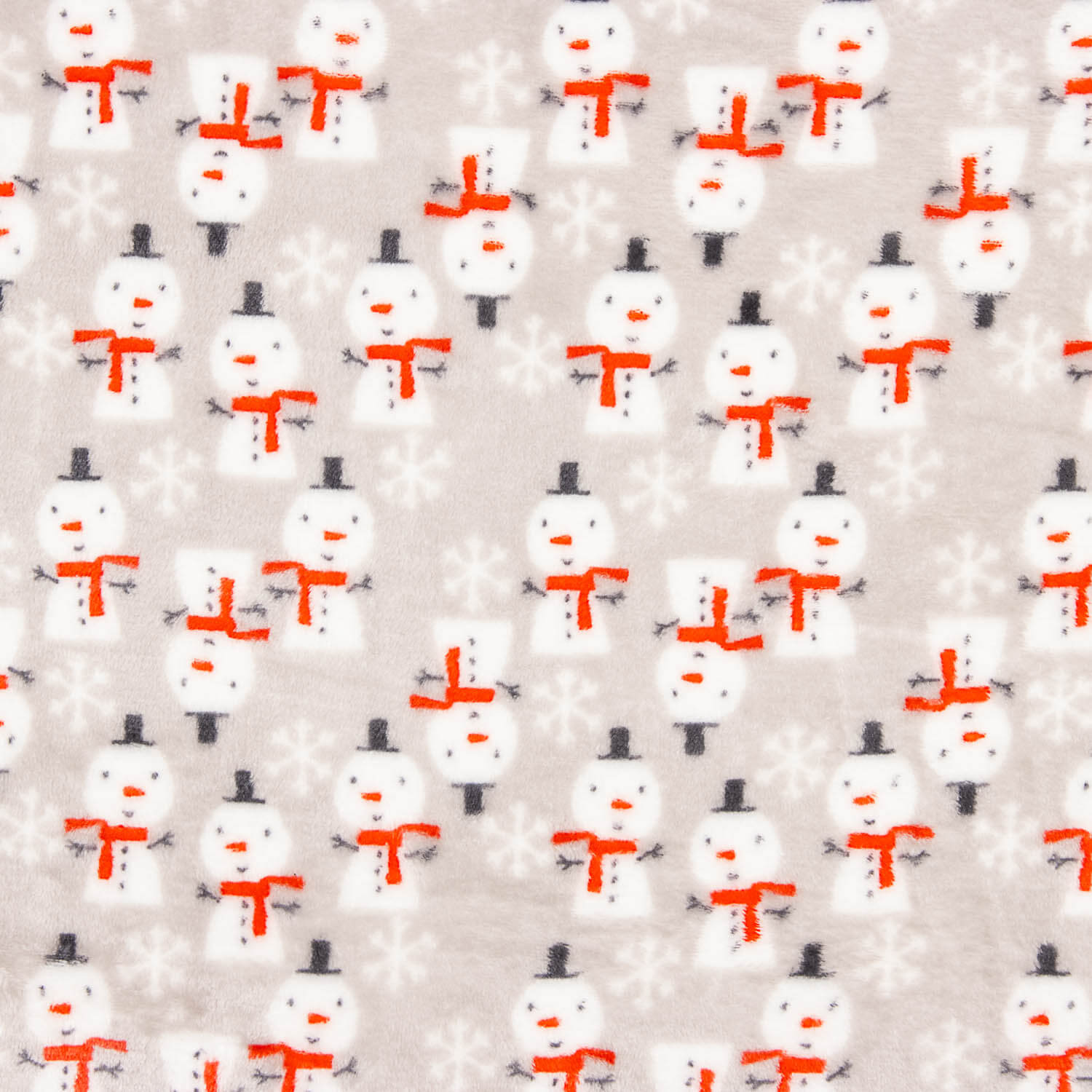 Minky Doux Bonhommes de neige OEKO-TEX - Ribes y Casals