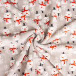 Minky Doux Bonhommes de neige OEKO-TEX - Ribes y Casals