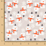 Minky Doux Bonhommes de neige OEKO-TEX - Ribes y Casals