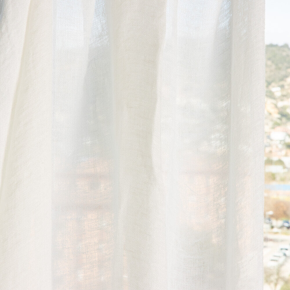 Voile de Lin 310cm Couleur Blanc Naturel - Ribes y Casals