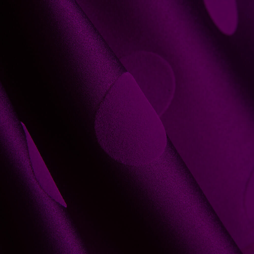 Fama Bougainvilliers Points Floqué Mauve 30mm - Ribes y Casals