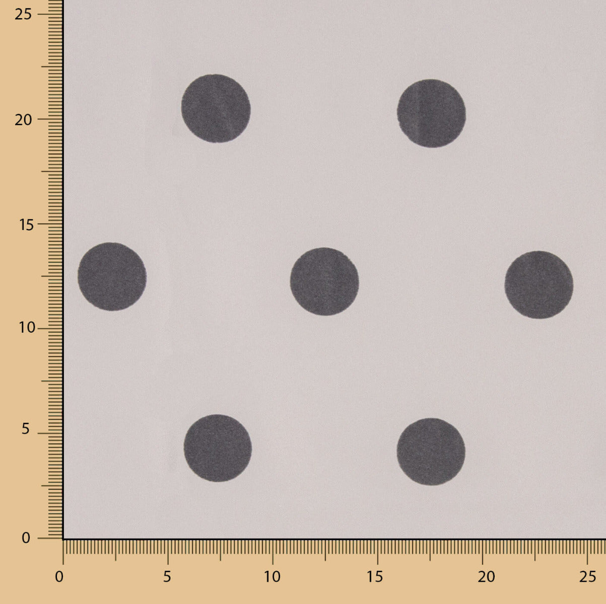 Fama Gris Pois Floqué Gris 30mm - Ribes y Casals