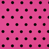 Fama Fuchsia Points Floqués Fuchsia Noir 30mm - Ribes y Casals