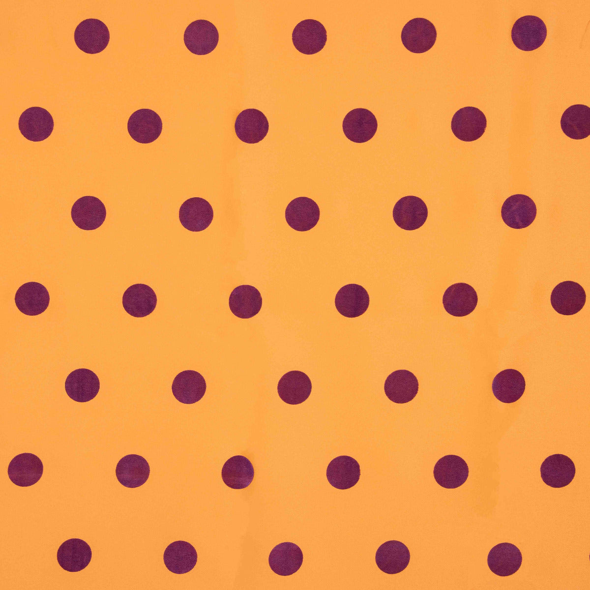 Fama Orange Floqué Pois Floqué Violet 30mm - Ribes y Casals