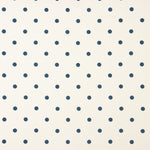 Glossy Fama Crème stretch floquée Bleu - Ribes y Casals
