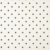 Glossy Fama Crème stretch floquée Bleu - Ribes y Casals