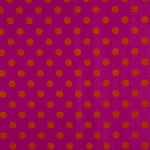 Fama Orchidée Orange Floqué Points Fame 20mm - Ribes y Casals