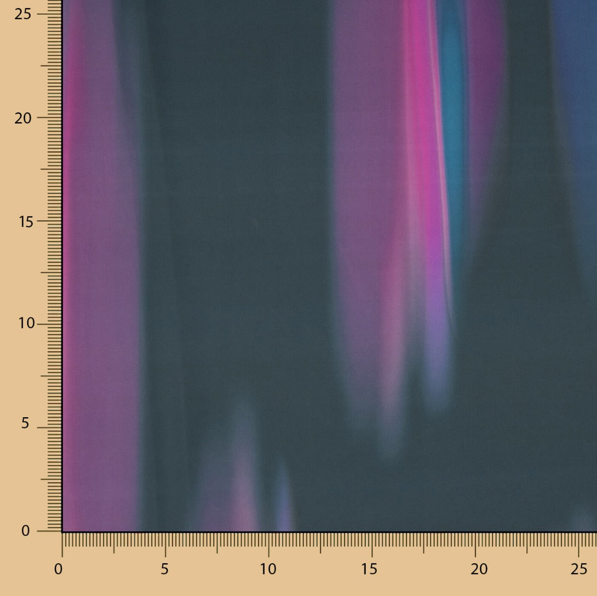 Imprimé satiné Temuco violet - Ribes y Casals