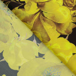 Imprimé satiné Iquique jaune - Ribes y Casals