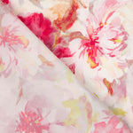 Imprimé satiné Calama rose - Ribes y Casals