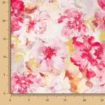 Imprimé satiné Calama rose - Ribes y Casals