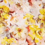 Retal Satén Estampado Calama Amarillo 110x140 cm - Ribes y Casals