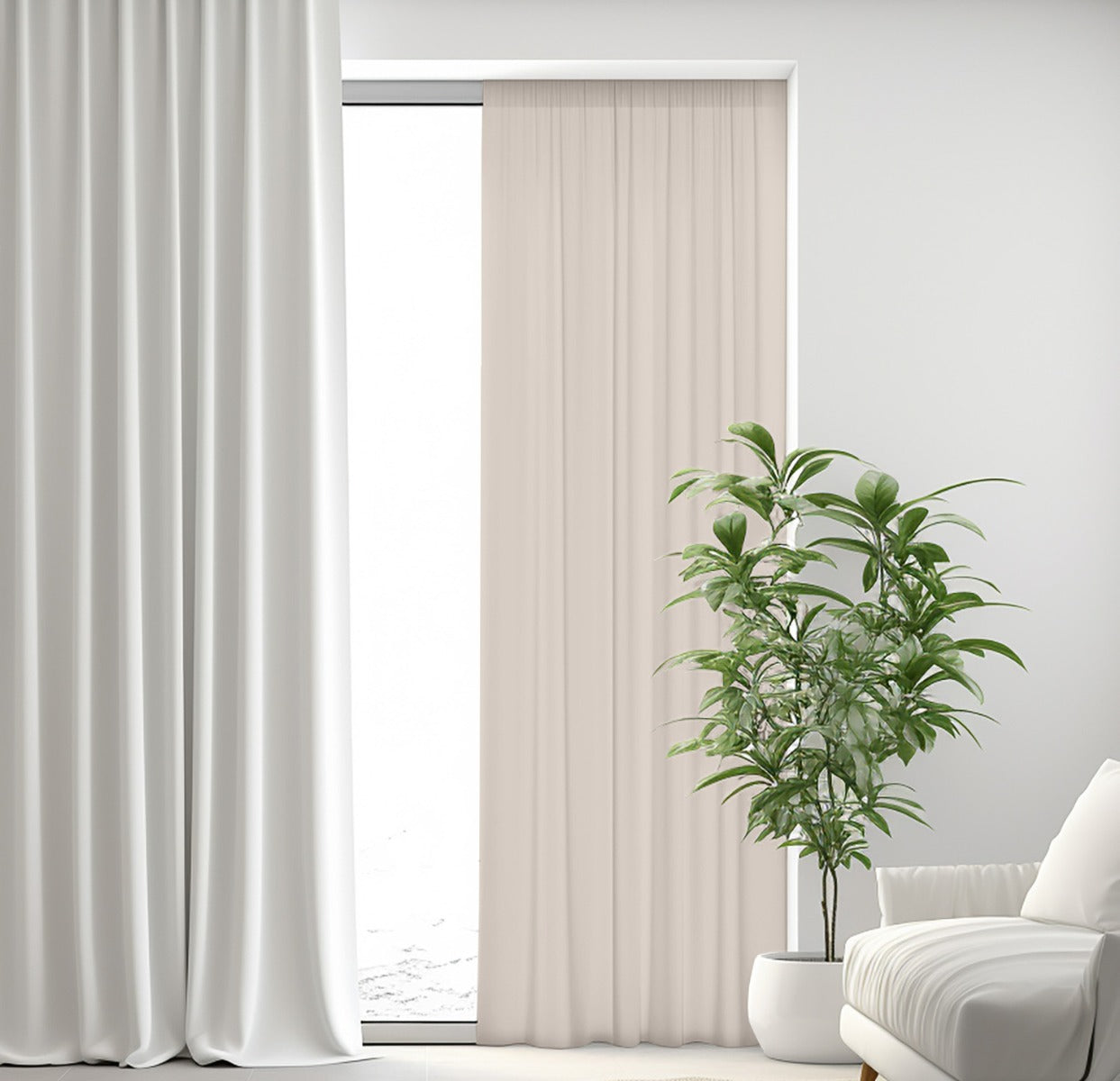 Voile de Lin 310cm Couleur Rustique - Ribes y Casals