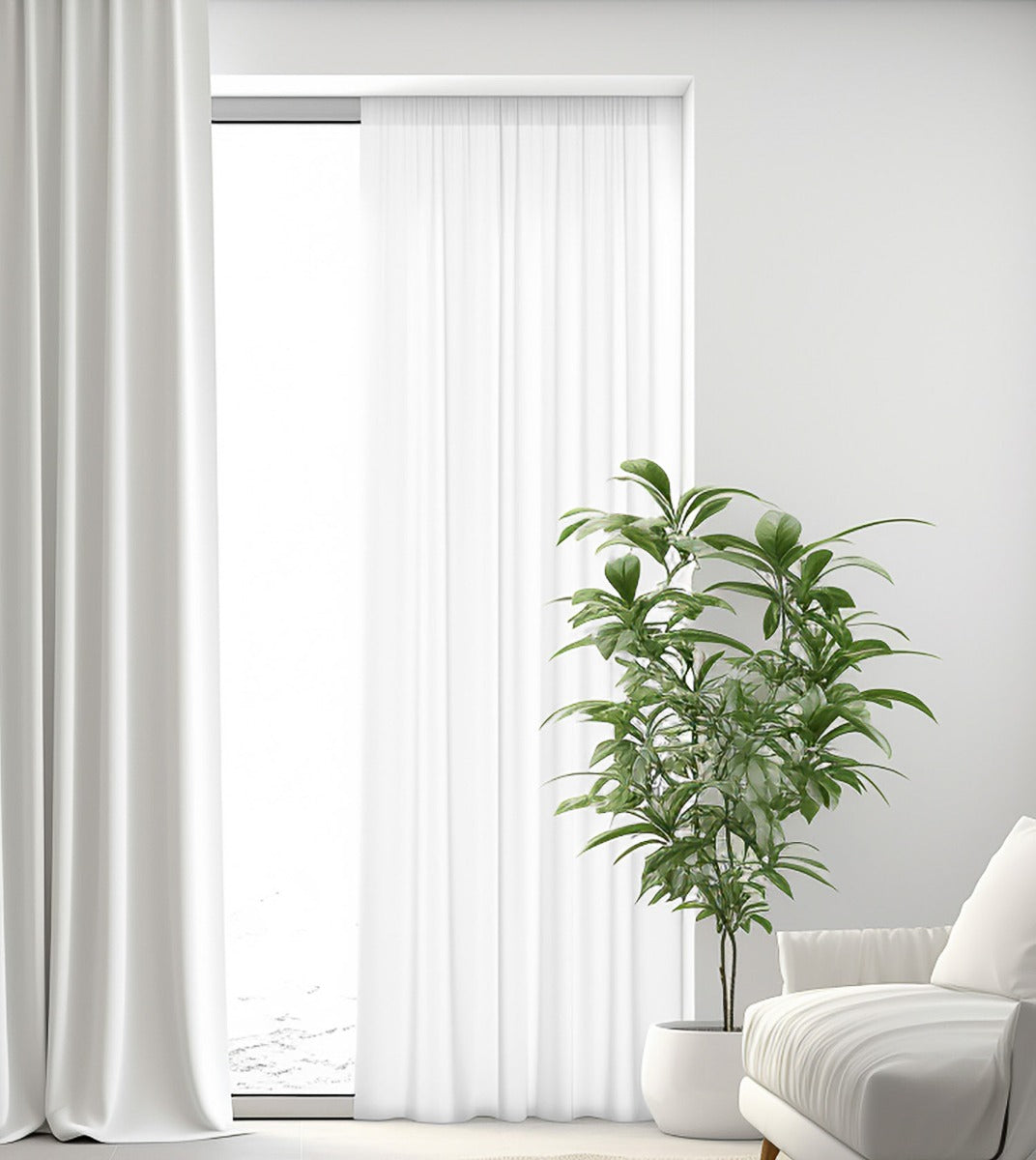 Voile de Lin 310cm Coloris Blanc - Ribes y Casals
