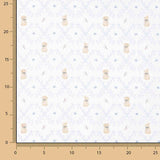 Piqué coton lapins bleu - Ribes y Casals