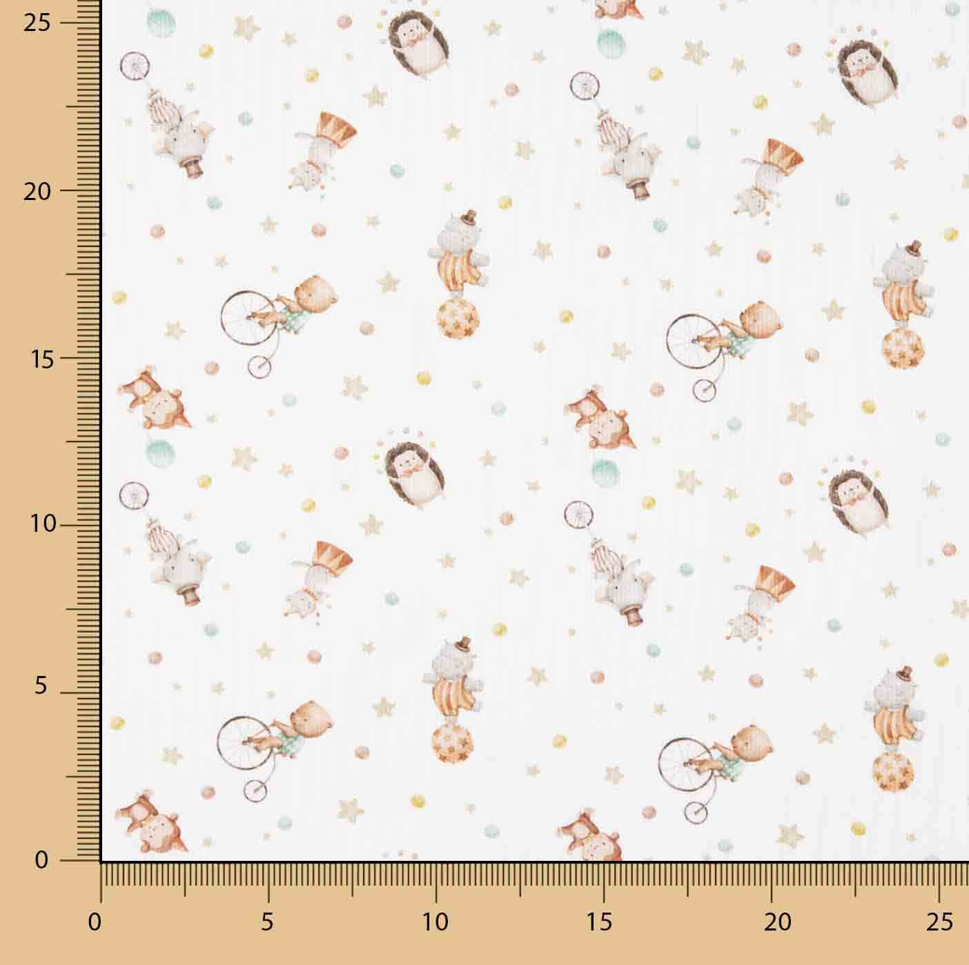 Piqué en coton Circo pour enfants - Ribes y Casals