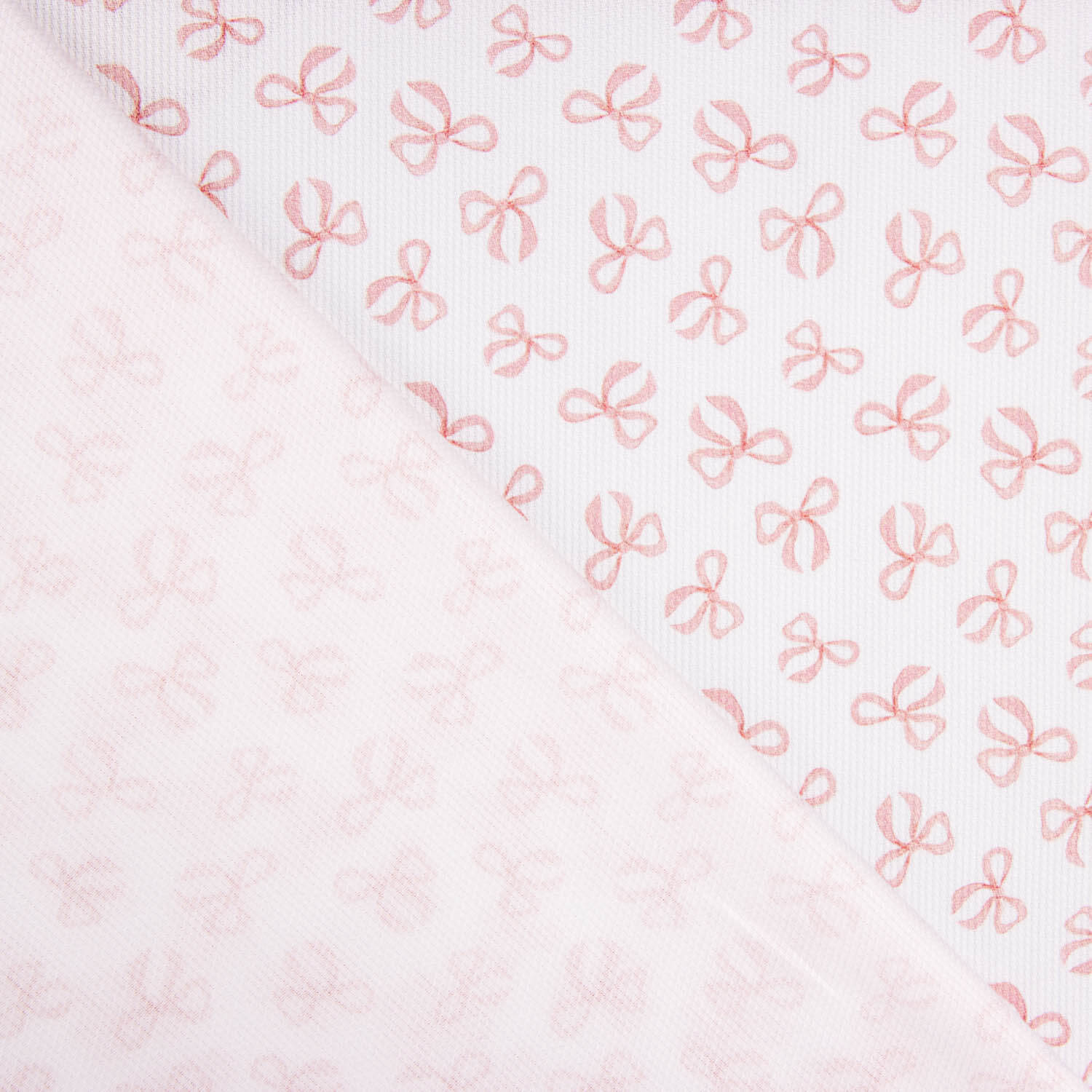 Piqué coton à nœuds roses - Ribes y Casals