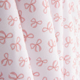 Piqué coton à nœuds roses - Ribes y Casals