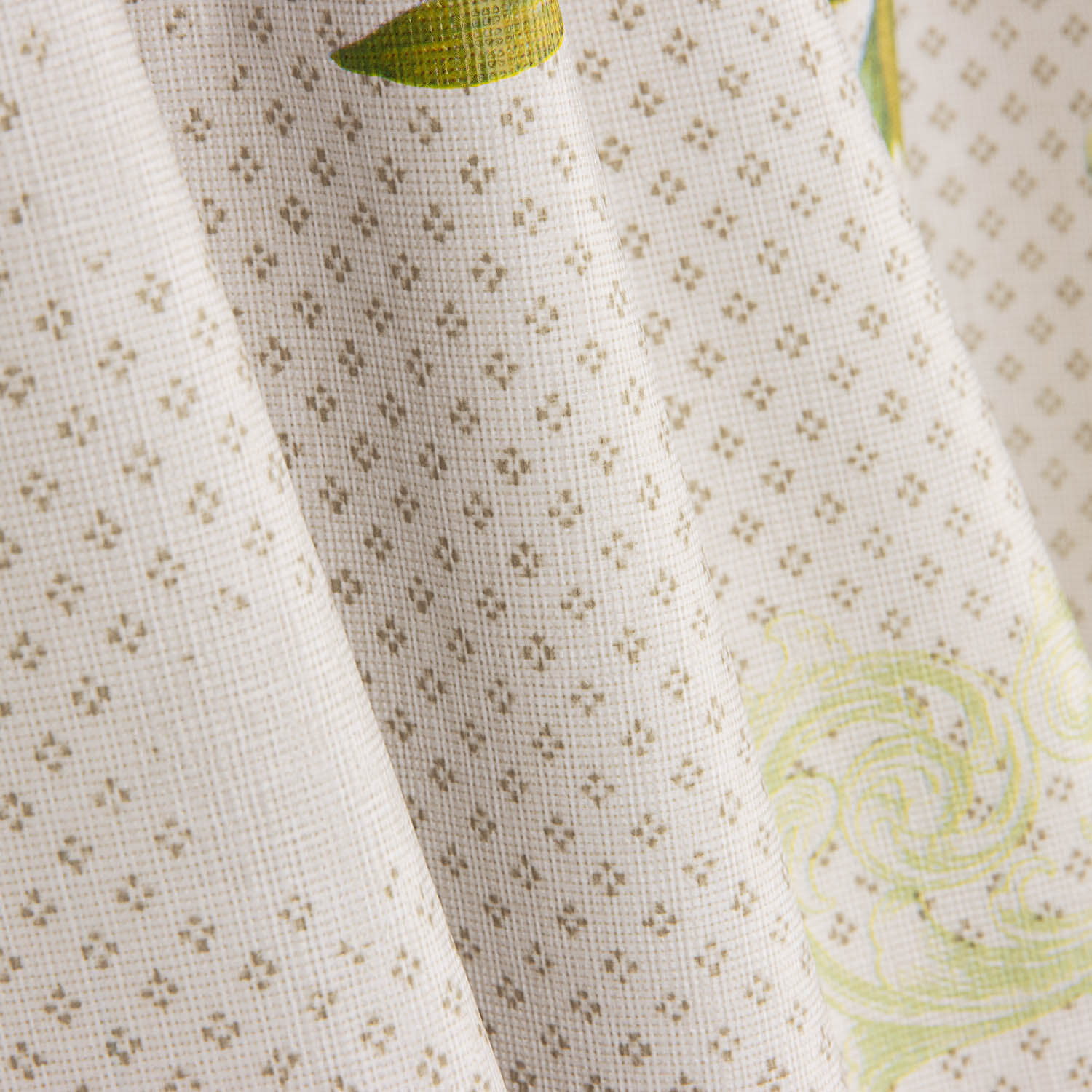 Linge de table en polyester résiné Olive - Ribes y Casals