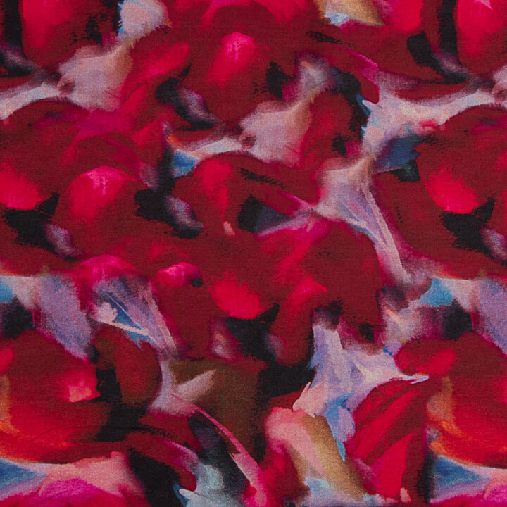 Punto Roma Imprimé aquarelle bougainvillier - Ribes y Casals