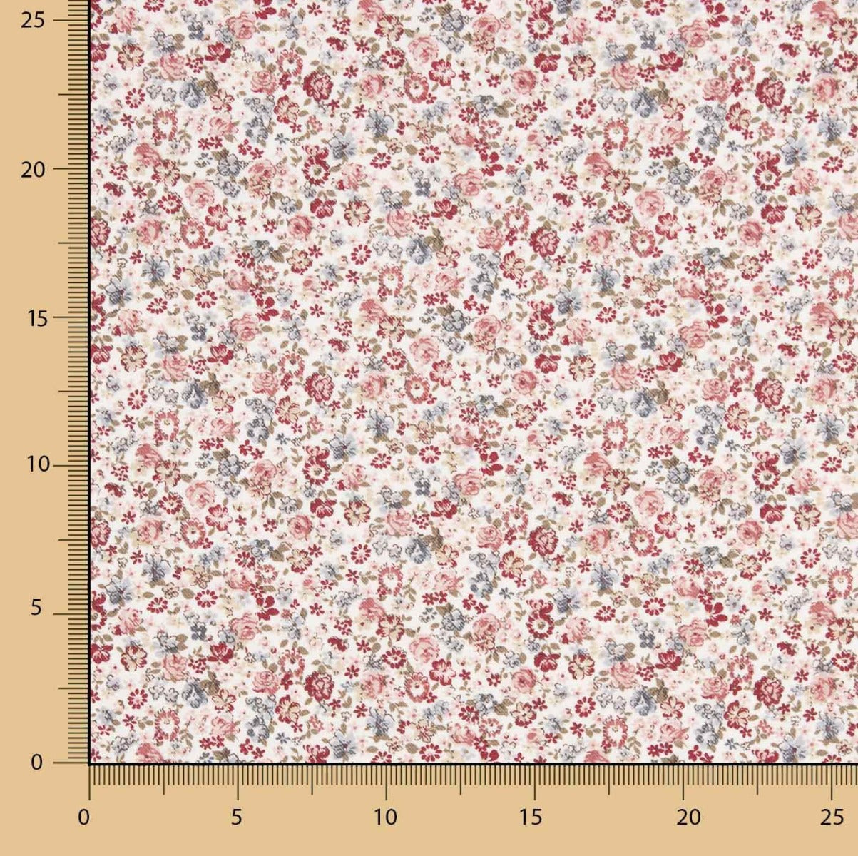 Viyela Coton Fleurs Remix Rose - Ribes y Casals