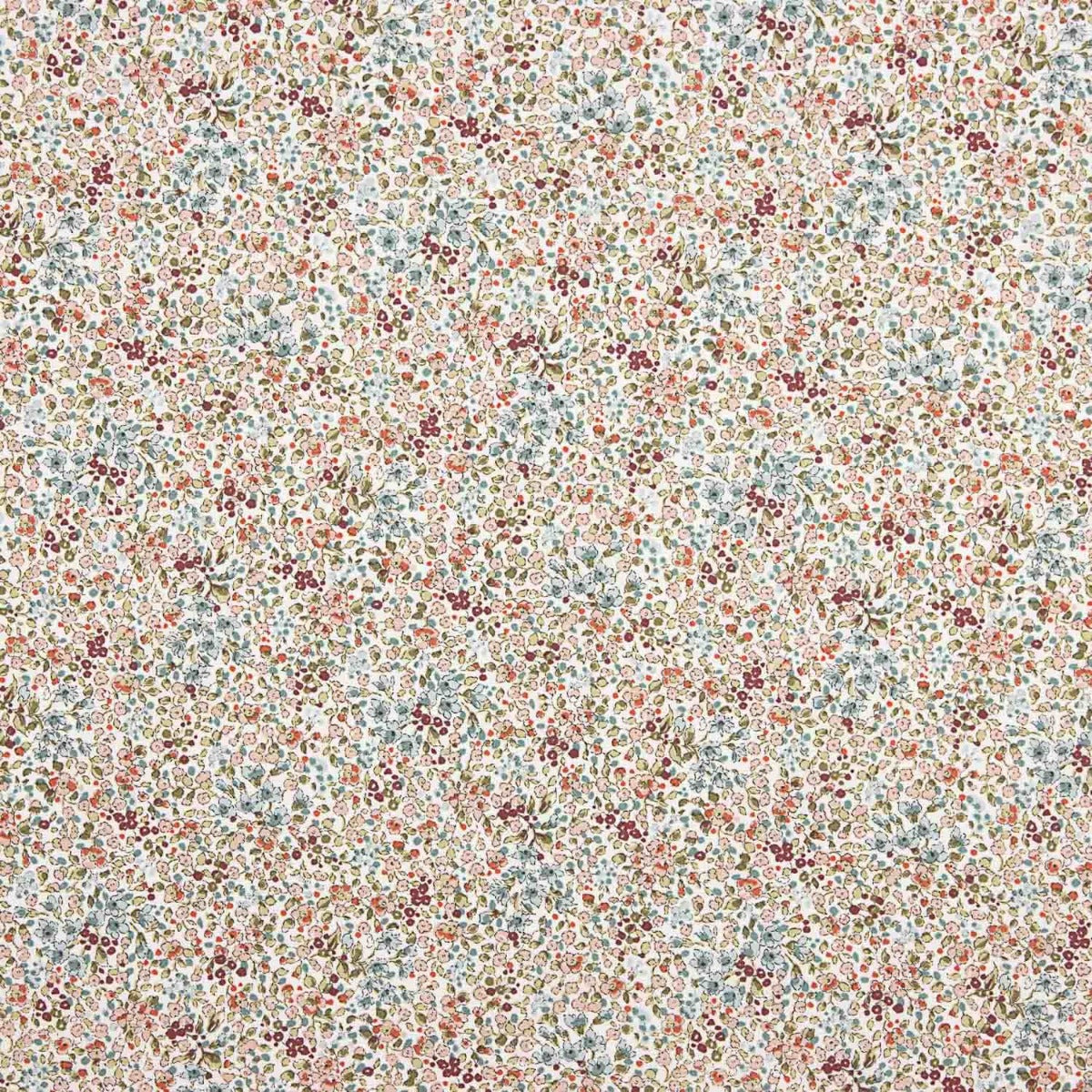 Viyela Coton Fleurs Uda Rose - Ribes y Casals