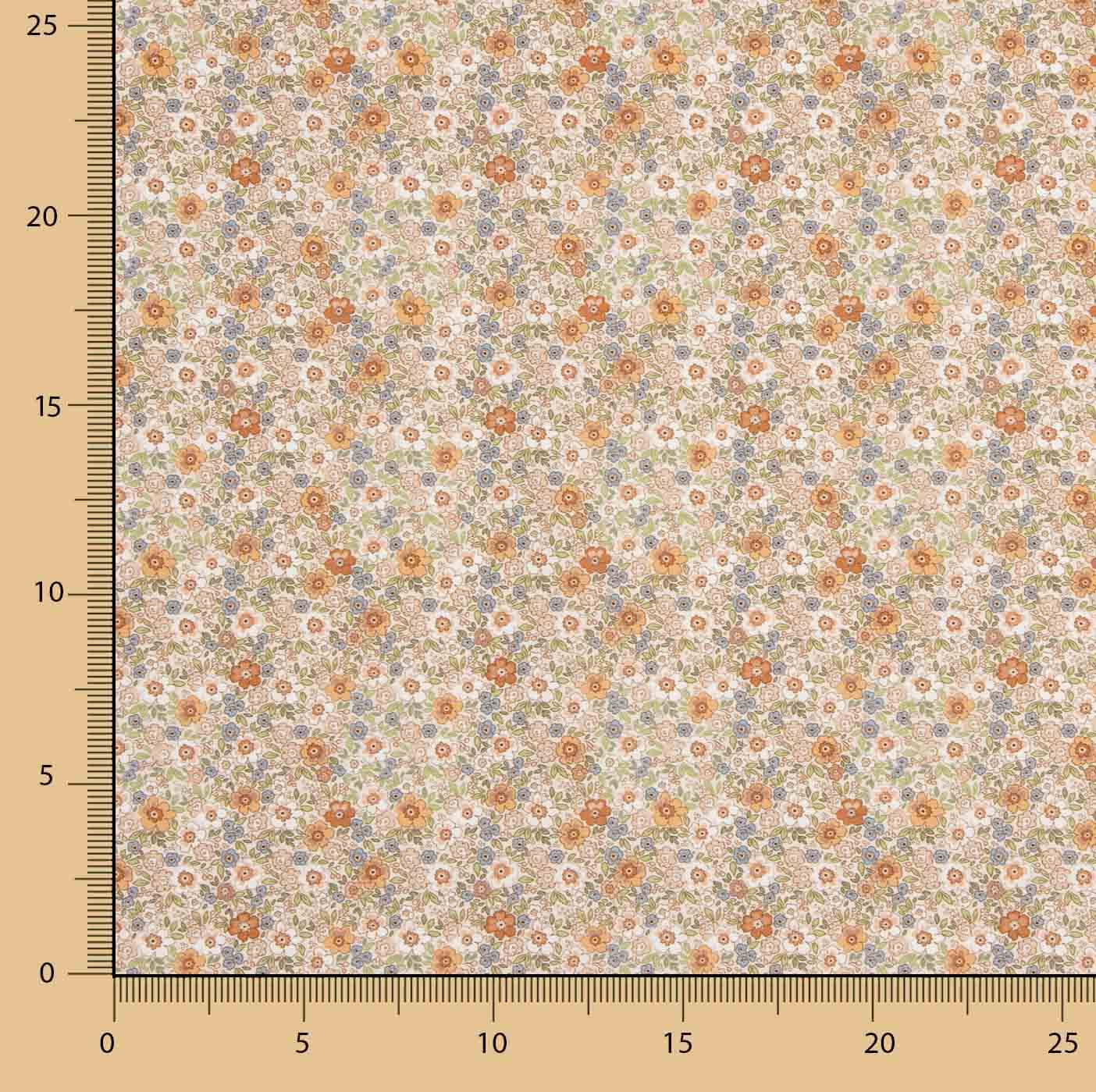 Popeline de coton Mini Garden Arena - Ribes y Casals
