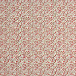 Popeline de coton microflorale rouge - Ribes y Casals