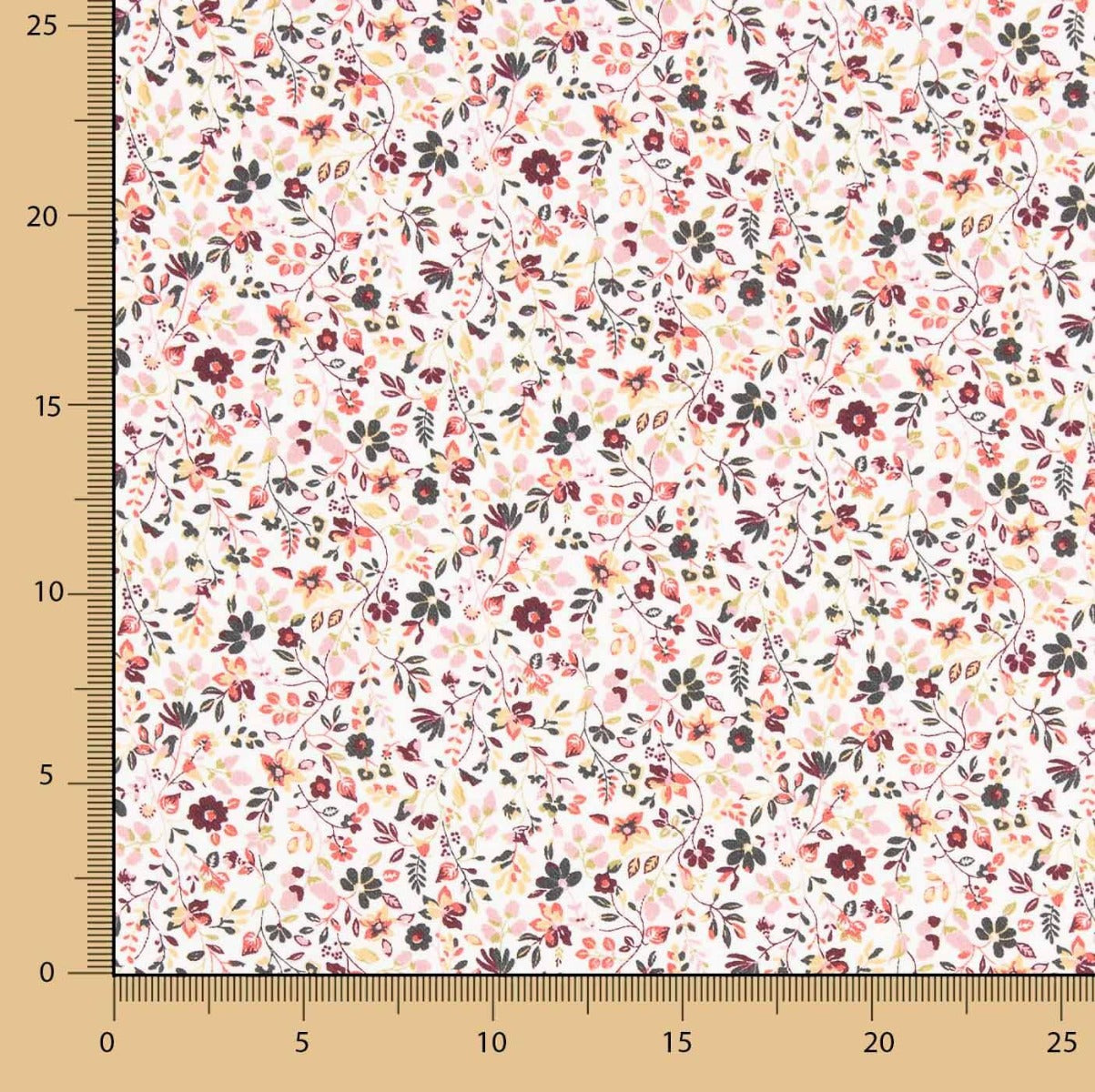 Viyela Coton Fleurs Rêves Roses - Ribes y Casals