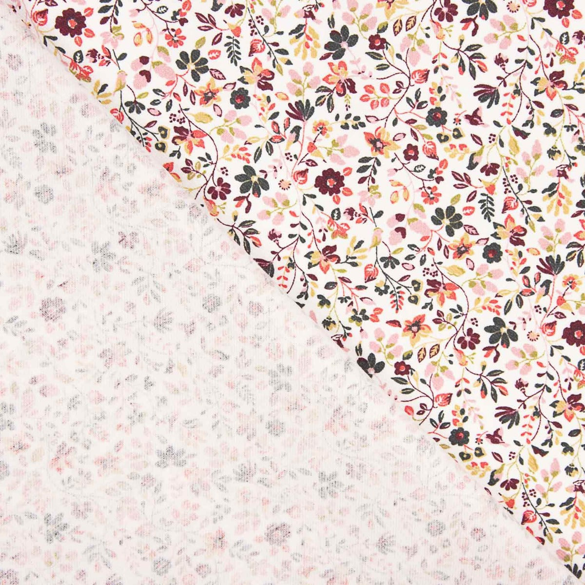 Viyela Coton Fleurs Rêves Roses - Ribes y Casals