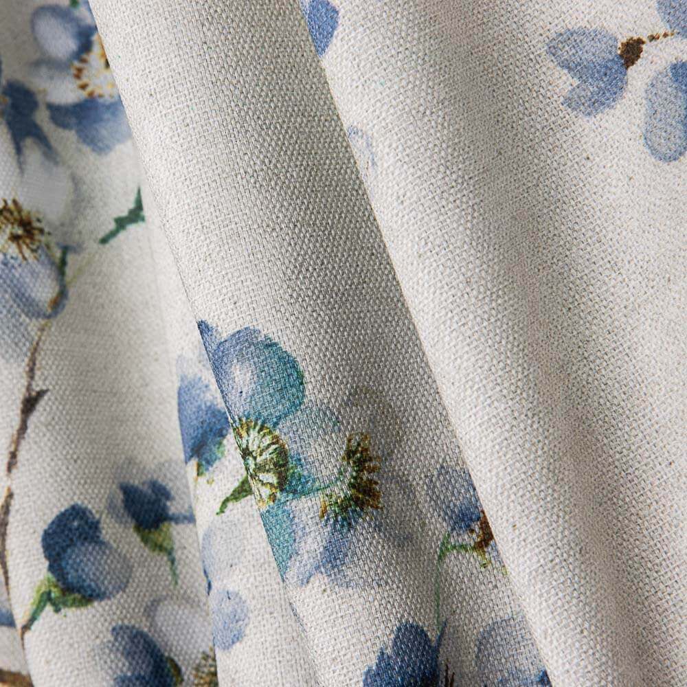 Toile Cretonne Bleu Printemps - Ribes y Casals