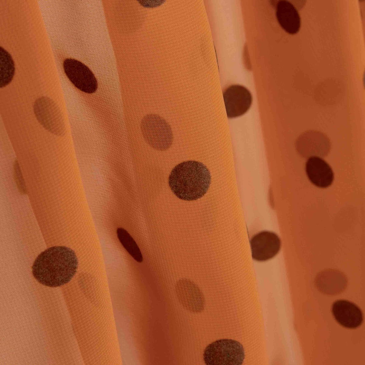 Mousseline floquée pois carreaux - Ribes y Casals